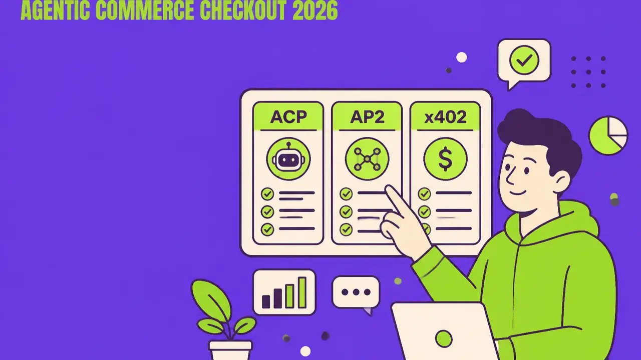 Agentic Commerce Checkout 2026: ACP vs. AP2 vs. x402 im Vergleich