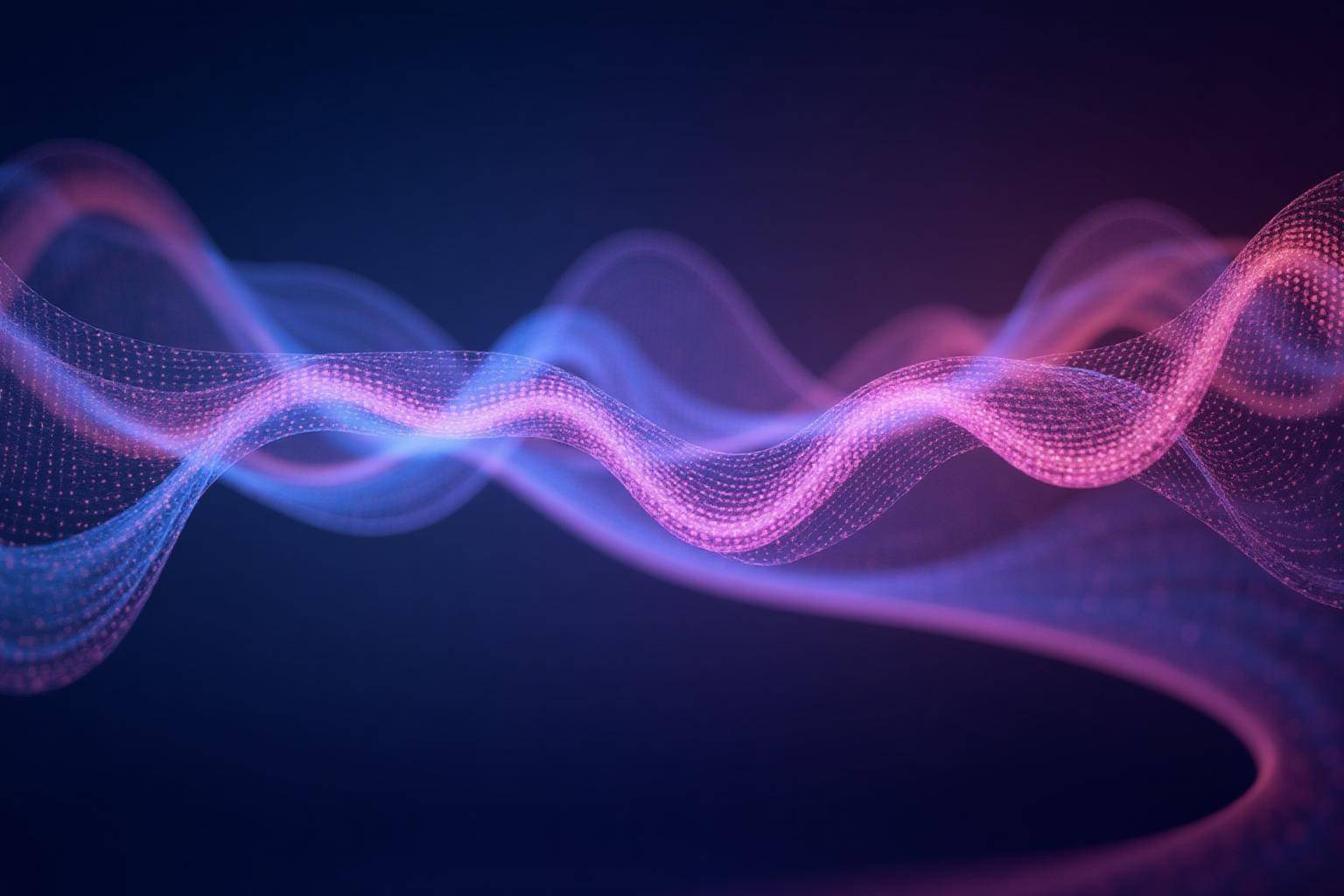 Abstract visualization of automated workflows and operational efficiency