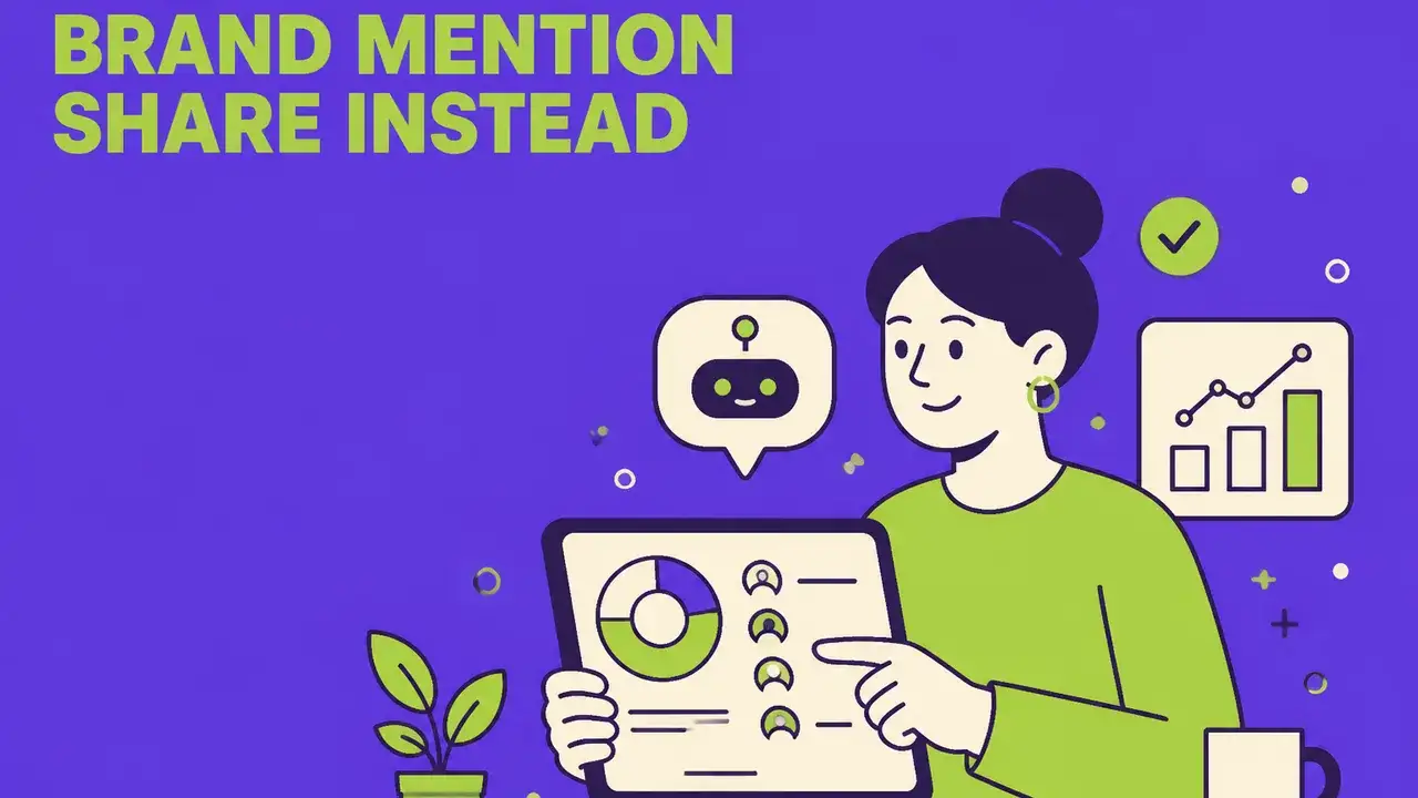 Brand Mention Share Instead of Rankings: The New KPI for Visibility in AI Answers