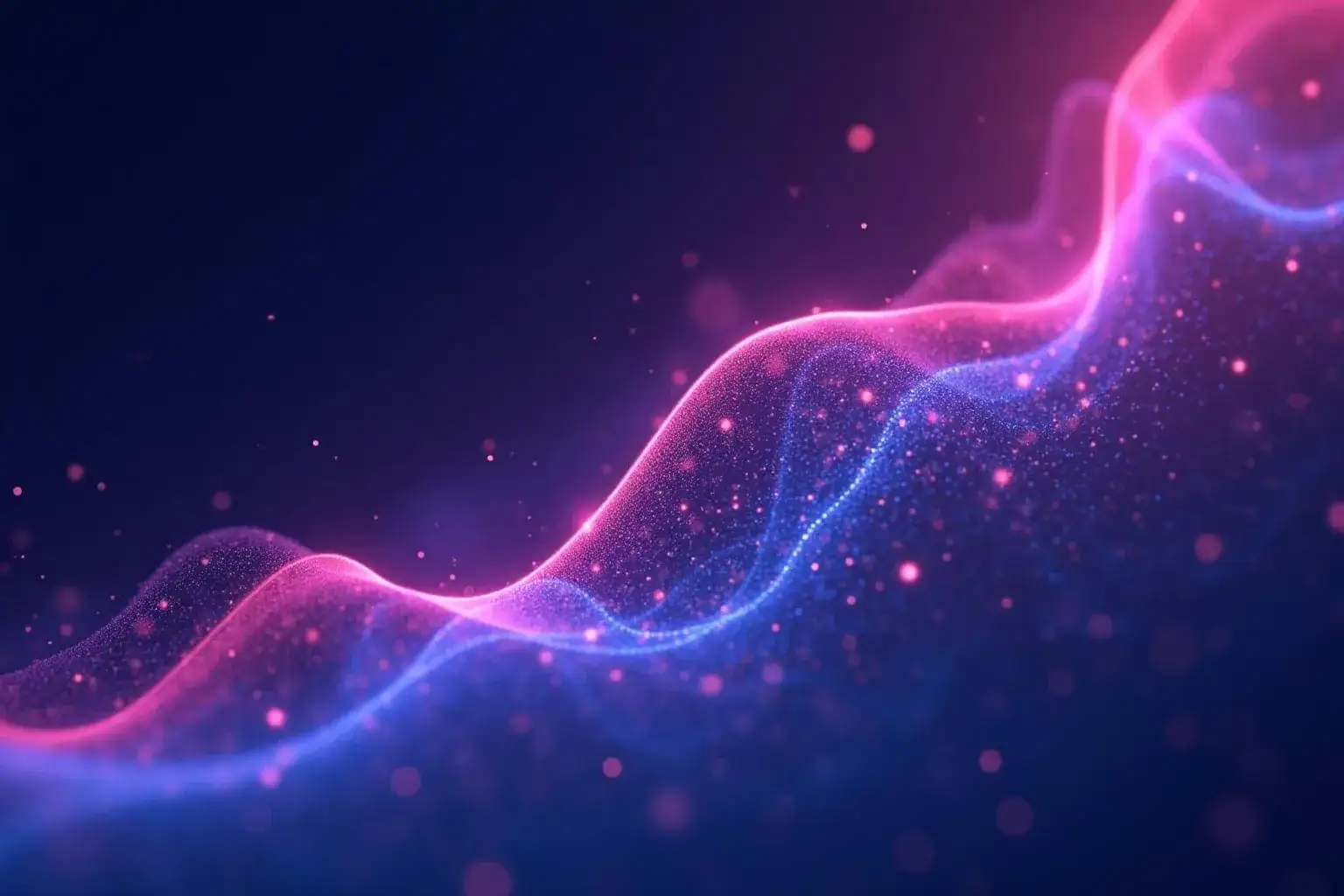 Abstract visualization representing AI-powered campaign analytics and media optimization