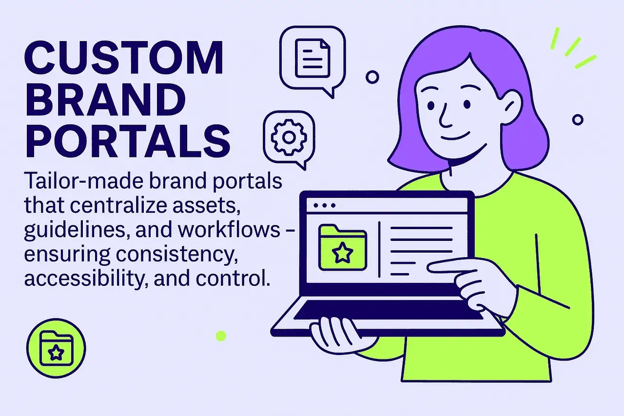 Custom Brand Portal Interface
