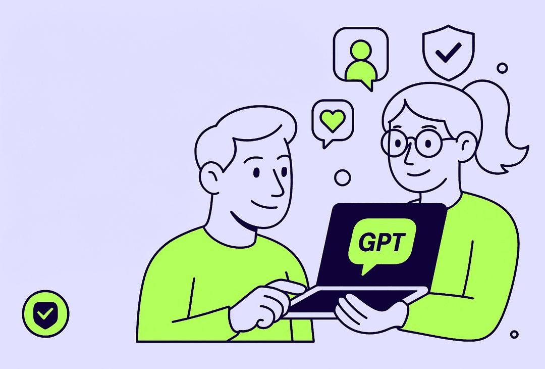 Custom GPT Hosting Illustration