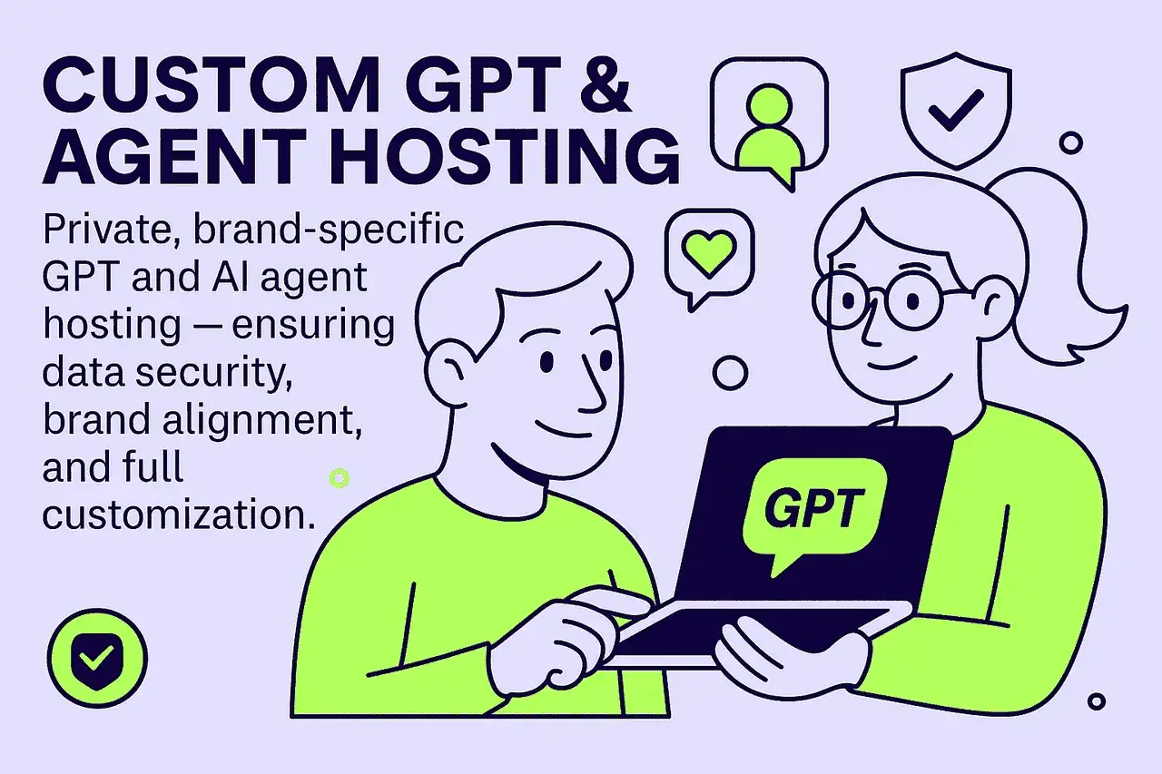 Custom GPT Hosting Illustration