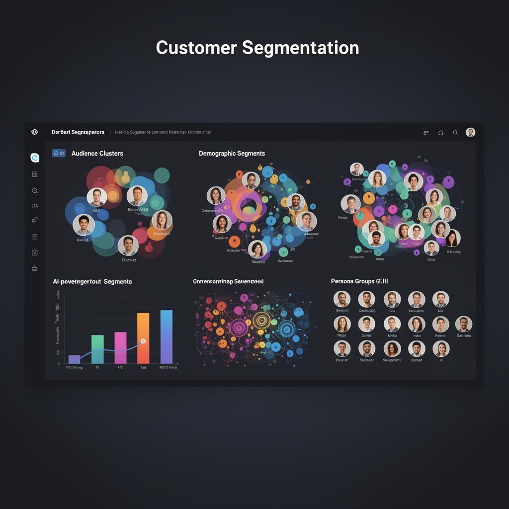 Customer segmentation analytics dashboard
