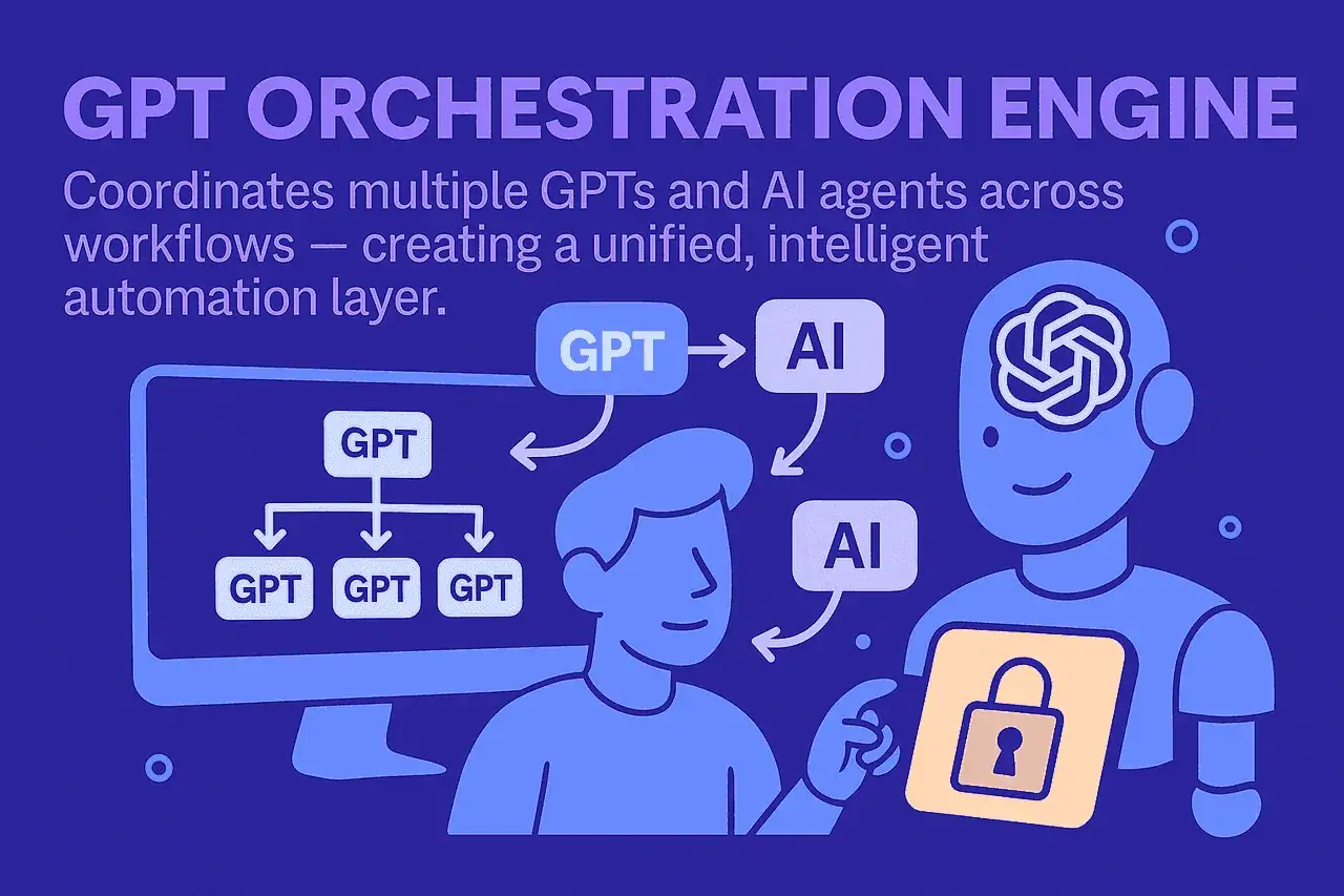 GPT Orchestration Engine Illustration