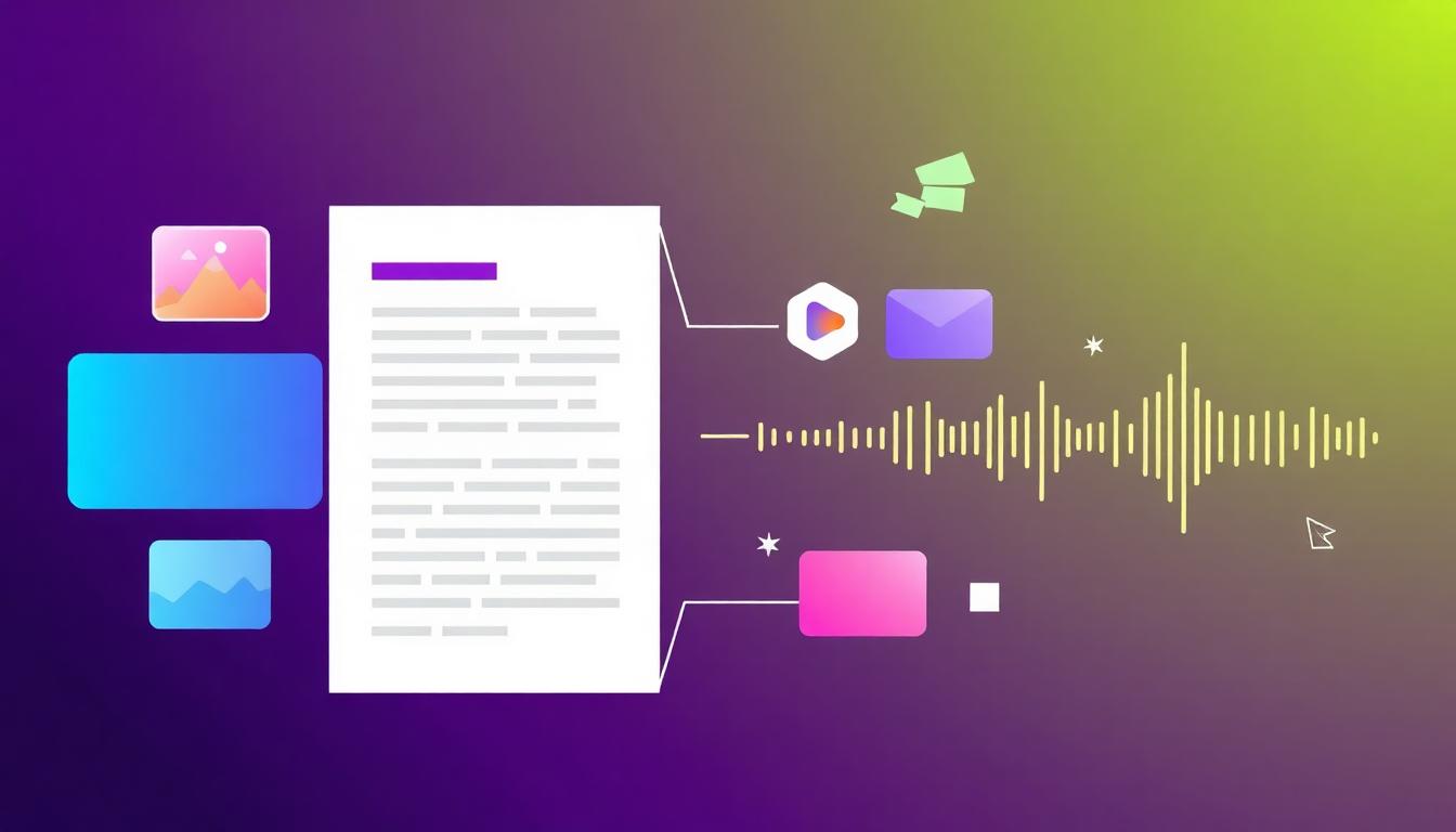 Multimodale KI im Content Marketing: Text, Bild, Video, Audio in einem Workflow
