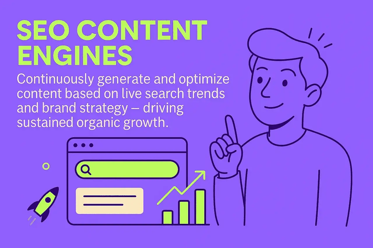 SEO Content Engines Illustration