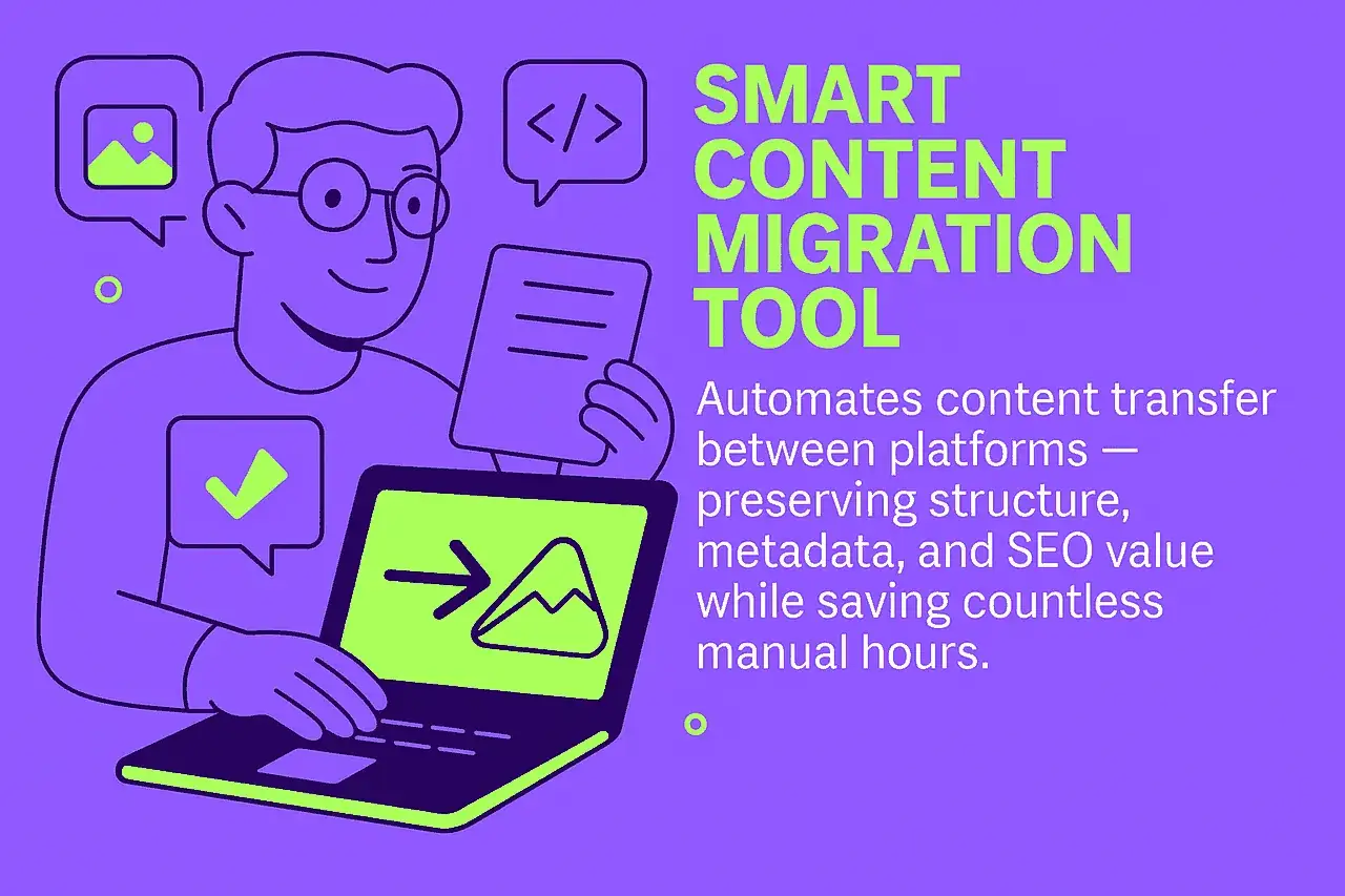 Smart Content Migration Illustration