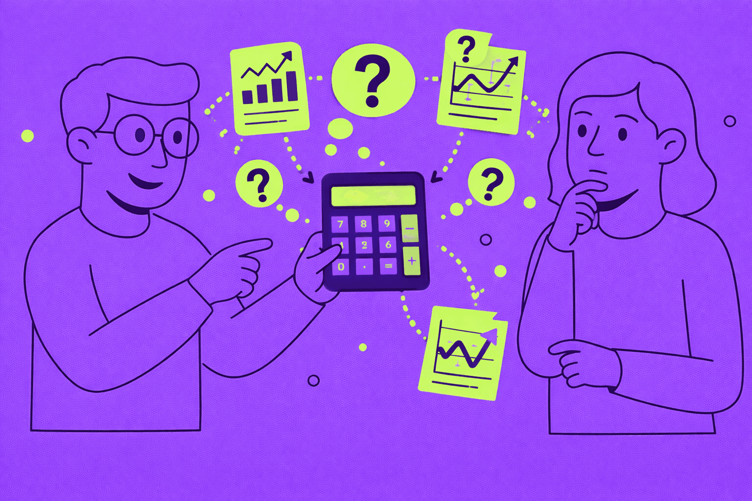 What-if scenario calculator interface