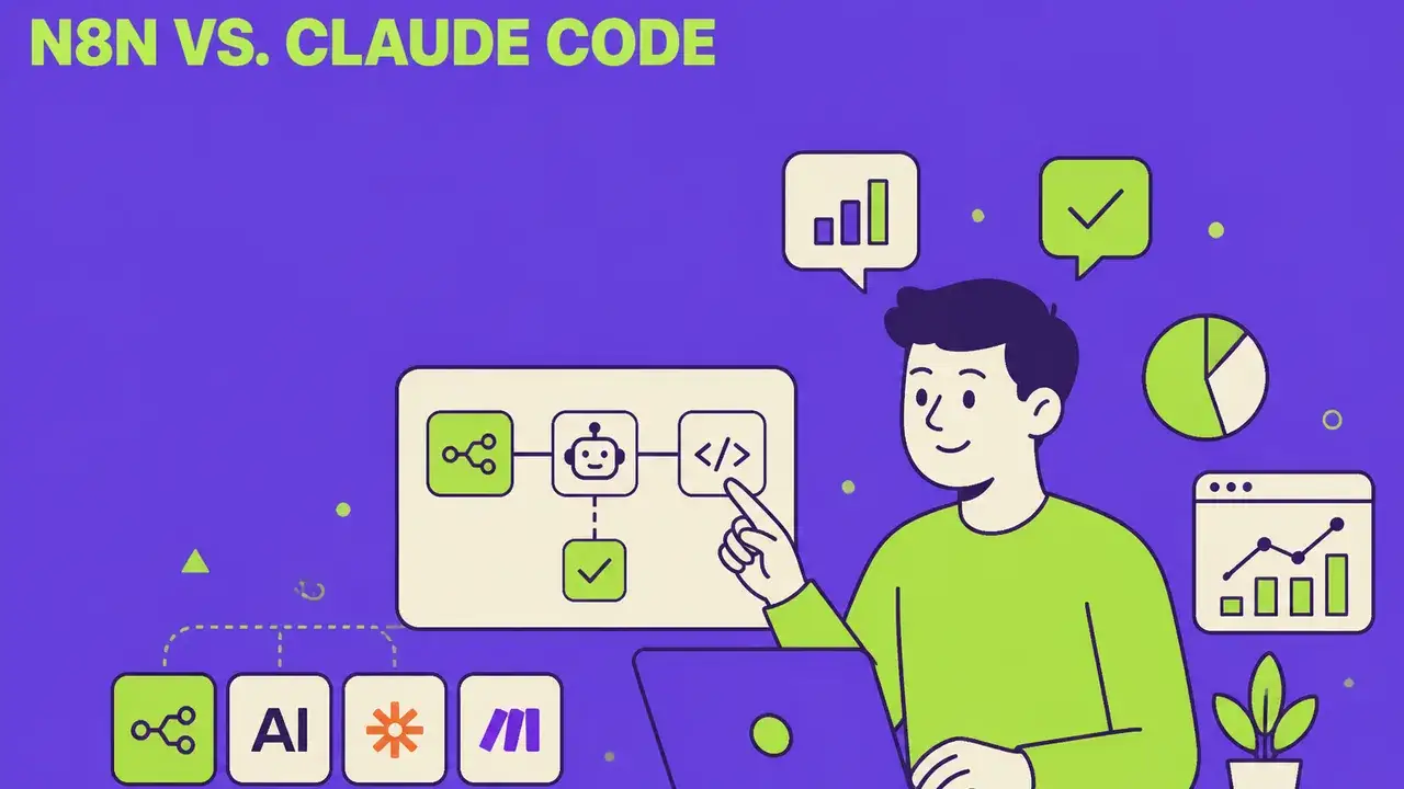 n8n vs. Claude Code vs. Zapier vs. Make: Workflow-Automation für Marketing-Teams 2026