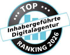 iBusiness Siegel: Top inhabergeführte Digitalagentur, Ranking 2026