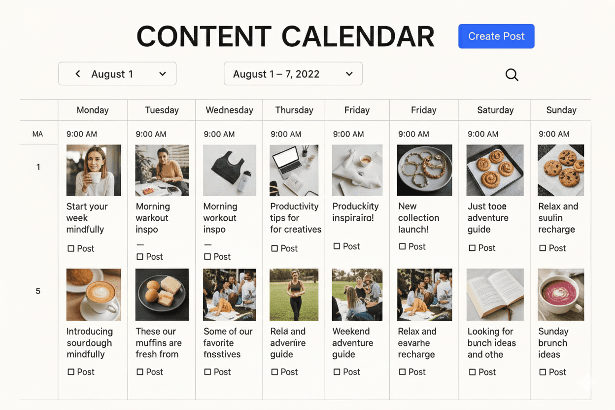Content Calendar Planning Tool