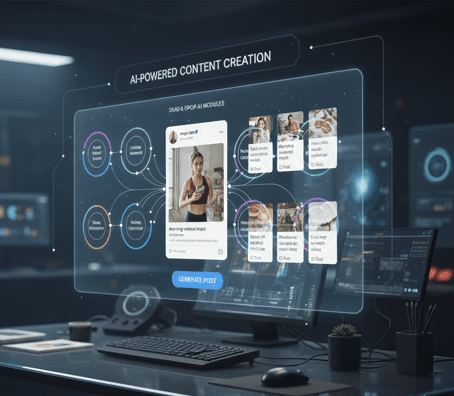 Modular content building blocks interface